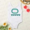 Kids Bikinis Swimsuits Sweet Girls Swimwear Luxury Classic Letter One Piece Swim Wear Outdoor Beach Travel Vacation Bathing Suit8016695