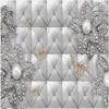 Fonds d'écran produit diamant perle bijoux doux sac fond mur moderne papier peint pour salon