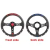 VERTEX 7 Stars 330mm jdm Racing Black Genuine Leather Drift Sport Steering Wheel