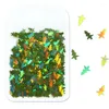 Nail Glitter 10g/Bag 8mm Holographic Flakes Christmas Tree Sequins för DIY Designdekorationer Manikyrförsörjning