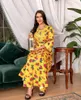 Casual Jurken Arabische Dubai Hijab Jurk voor Vrouwen Groene Ramadan Eid Jalabiya Mode Moslim Marokkaanse Kaftan Turkije Islamitische Kleding