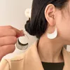 Stud Earrings Cool Liquid Geometric Irregular Exaggeration For Woman Girl Asymmetrical Jewelry Wholesale