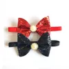 Dog Apparel 30/50pcs Shining Sequins Bow Tie Pet Products Accessories Bowtie Cute Cat Holiday Supplies