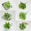 Dekorativa blommor Artificial Green Plant Decor Realistic Faux Fake Greenery For Wedding Hushållens festdekorationsmaterial