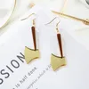 Boucles d'oreilles pendantes en acrylique, pendentif petite hache, intéressant, créatif et minimaliste pour femmes, bijoux cadeaux, Pendientes Mujer Moda 2023