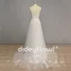 Party Dresses DIDEYTTAWL Off The Shoulder Boho Wedding Dress 2023 Lace Applqiues Detachable Sleeves Sweetheart A Line Bride Gown 230224