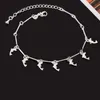 Charm Bracelets Korean Fashion 925 Stamp Silver Pretty Romantic Dolphin Chain For Women Party Wedding AccessoriesGift Fine JewelryCharm