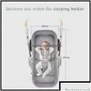 Strollers Baby Kids Maternity Luxe Stroller High Landview 3 In 1 Portable Phuschair Pram Comfort voor Born Drop Delivery B DH9HG