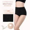 Femmes Shapers Plus Taille Body Shaper Mi-taille Coton Tucked Belly Corset Culotte Confortable Pantalon De Hanche Contrôle