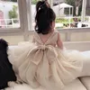 Abiti da ragazza Abito da principessa con fiocco grande per bambino Per 1 anno Compleanno Vestiti per neonata Tutu neonato Abito da battesimo Abito da battesimo in tulle da sposa