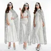 Costume Accessories Adult Maxi Long Paillette Cosplay Cape Halloween Christmas Party Glitter Sequins Cloak See-Through Carnivals Costume