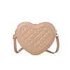 Avondtassen Love Designer Clutch Bag vrouwen nieuwe mode rhombus schoudertas meisje hart dame temperament veelzijdige hartvormige onderarm tas