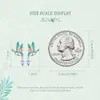 Stud 925 Sterling Silver Exqusite Kingfisher Stud Earrings for Women Colored Bird Ear Studs Trendy Gift Fine Jewelry BSE690 230223