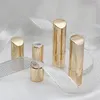 Butelki do przechowywania bezpłatne wysyłka 10/30 pCS Gradient Gold 12.1 mm puste rury szminki