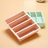 Baking Moulds Useful Ice Mould Eco-friendly 4 Grids Long Maker DIY Kitchen Bar Tool Multi-purpose Flexible Cube Tray For Home