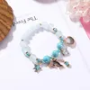 Braccialetti con ciondoli YADA 2023 Ins Braccialetti con conchiglia Braccialetti per le donne Perline Stelle Bracciale gioielli in cristallo fatti a mano BT200344