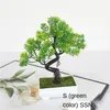 Dekoratif çiçekler 1pc yapay bonsai simülasyonu otted bitki süsü ev bahçesi el gerçekçi saksı sehpa balkon dekorasyon