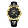 Orologi da polso Orologi eleganti da uomo Meccanico automatico di lusso 42mm Orologio resistente all'acqua in acciaio inossidabile 5Bar 2023 OUSHIDU