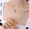 Chains Wholesale Stainless Steel Jewelry Necklace For Women Lady 18K Gold Plated Link Chain