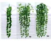 Decorative Flowers 1pc Artificial Ivy Vine Leaf Garland Green Rattan Plants Fake Foliage Household Decor Beautify The Environment L6