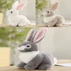 Manufacturers wholesale 3-color 32cm Easter rabbit plush toy little white rabbit doll Easter doll children's gift