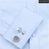 Mens Cuff Links Square Enamel Cufflinks Fashion Wedding Dress Jewelry Best Gift