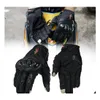 Auto DVR Motorfietshandschoenen Summer Touch Sn ademen Guante Luva Moto Riding Sport Beschermingsuitrusting Motor Motocross Motocross Bicycle Glove Drop de Dh6y4