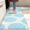 2 piezas Anti fatiga alfombra de cocina juego de cocina sin deslizamiento