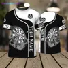 Wangcai01 camisetas masculinas Plstar Cosmos Nome personalizado Darts 3D em toda a camiseta impressa de verão massex casual curto dart jogador presente dw83 0224h23