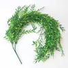 Decorative Flowers Artificial Plants Vine Green Plastic Plant Leaves Garden Home Decoration Simulation Grass Fake Leaf Ivy