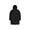 Piumino invernale da uomo parka cappotto piumino classico con cappuccio Spessa outdoor casual resistente alla pioggia calda piuma nera Giacca a vento Capispalla