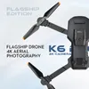 K6 Mini Drone Professional RC Toy Aricraft 4K HD Dual Camera Wi-Fi FPV 360 Все кругосветное избегание препятствий Smart Follow Flowable Quadcopter Drones K6