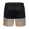 Heren zwemkleding plaid zwem shorts heren zomers mode strandbroek ontwerpers bord korte sportschool mesh sportkleding snel drogen zwem304s