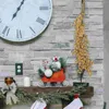 装飾的な花ベリークリスマス装飾人工ベリーホリーガーランドハンギングコーンレースレッドパインドアツリーシミュレーション装飾品