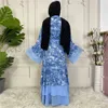 Etniska kl￤der Ramadan Eid Mubarak Robe Longue Kimono Femme Musulmane Dubai Abaya f￶r kvinnor Kaftan Pakistan Turkiet islam arabisk muslimsk kl￤nning