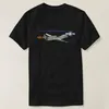 Mäns T-skjortor USAF RQ-4 Global Hawk Remotely-Piloted Surveillance Aircraft Shirt Cotton Short Sleeve O-Neck T-shirt Casual Mens Top