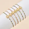 Link Chain ZMZY 6pcs/set lots Wholesale Fashion New Lucky Bracelets for Woman Summer Butterfly Charm Cuff Bracelet Stainless Steel Jewelry G230222