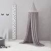 Myggnät Cotton Baby Room Decoration Balls Mosquito Net Kids Bed Curtain Canopy Round Crib Netting Tent POGRAPY PROPS BALDACHIN 245CM 230223