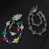 Boucles d'oreilles GODKI printemps coloré pour femmes mariage éblouissant CZ pavé Dubai déclaration de mariée bijoux cadeau 2023