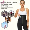 Taille Unterstützung Schweiß Gürtel Trainer Für Frauen Bauch Wrap Cincher Trimmer Mit Tasche Zipper Gewicht Verlust Abnehmen Body ShaperWaist