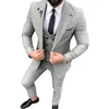 Herenpakken DV028 Groene kostuum Homme Plus Size kleding Party Stage Herenpak GomSmen Tuxedo 3 Peices Sets Jacket Vestbroek