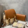 Bolsa de três peças de grife Totes Mochila de marca de luxo com zíper carteiras femininas bolsas de mão bolsas de couro real bolsas femininas xadrez bolsas Duffle bagagem por marca 005