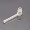 Pyrex Entonnoir en verre Br￻leur d'huile tube transparent ￠ la main ￩pais tabac ￠ main tabac ￠ l'herbe s￨che Pipe de cigarette