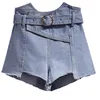 Dames shorts Denim Short Summer Fashion High Taille Wide Leg Jeans 230224