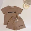 Conjuntos de ropa para niños, ropa de diseño para niños de verano, camiseta, pantalones cortos, trajes, chándal para bebé, ropa informal infantil 9600824