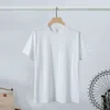 230G Pure Cotton Half-Sleeved T-shirt dla mężczyzn wiosenna i letnia marka mody luźna koszula krótkoczestronna samica