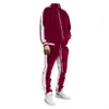 Men's Tracksuits Men's 2 Piece Tracksuit Long Sleeve Sweatshirt Jogger Sweatpants Activewear Casual Warm Sweatsuits Sports Set Velvet M3XL Z0224