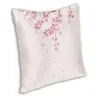 Kudde körsbärsblomning sakura blommigt mönster täcker 45x45 cm japanska blommor sammet lyx kast heminredning