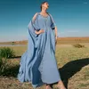 Etniska kläder Ramadan Eid Mubarak Kaftan Abaya Dubai Afrikanska klänningar för kvinnor Pakistan Arabiska kalkon Islamiska muslimska långa klänningar Kaftan