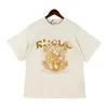 2023 Rhude Serie Primavera/Estate American Design Sense Lettera Stampa Coppia T-shirt a maniche corte Ins